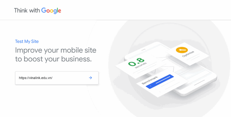 Think With Google - kiểm tra tốc độ website dành riêng cho mobile